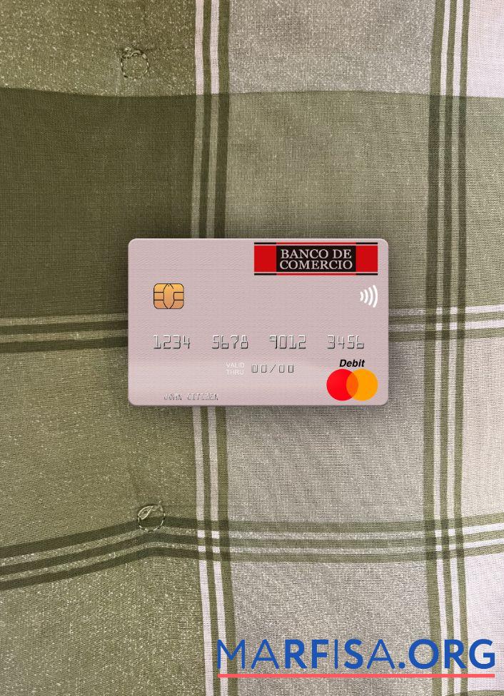 Realistic Peru Banco de Comercio mastercard photolook front real example